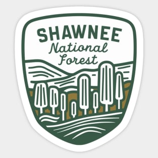 Shawnee National Forest Illinois Sticker